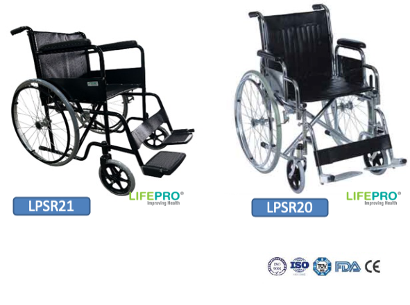Sillas de Ruedas Estándar LPSR-20 y LPSR-21